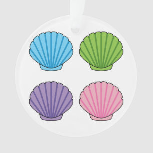 パステルシカラフルアシェルパック オーナメント