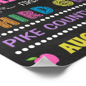 パステルシャルボード三等標識の最初の日 ポスター (角)