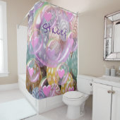 パステルシャワーカーテン シャワーカーテン (インサイチュ)