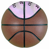 パステルシンプルグリッターカラフルの追加テキスト写真 バスケットボール (右)