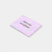 パステルシンプルグリッターカラフルの追加テキスト写真 ポストイット (アングル)