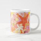 パステルシークリーチャーパターン ジャンボコーヒーマグカップ (右)