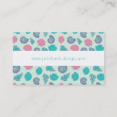 パステルシーシェルパターン1 名刺 (裏面)