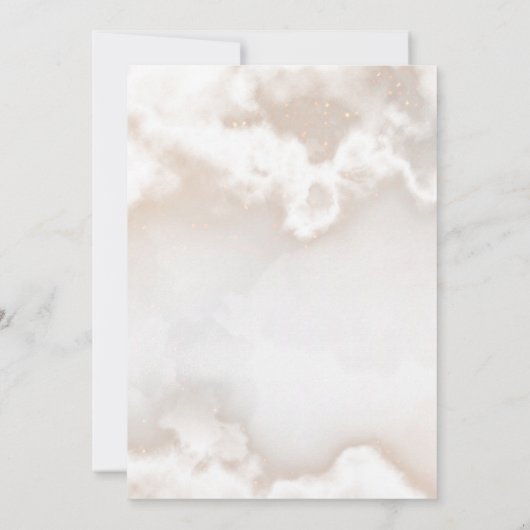 パステルシーズオンクラウドナイン夢のブライダルシャワー 招待状 (裏面)