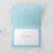 パステルシー&シルボートハッピーバースデーオンブルー カード (内部)