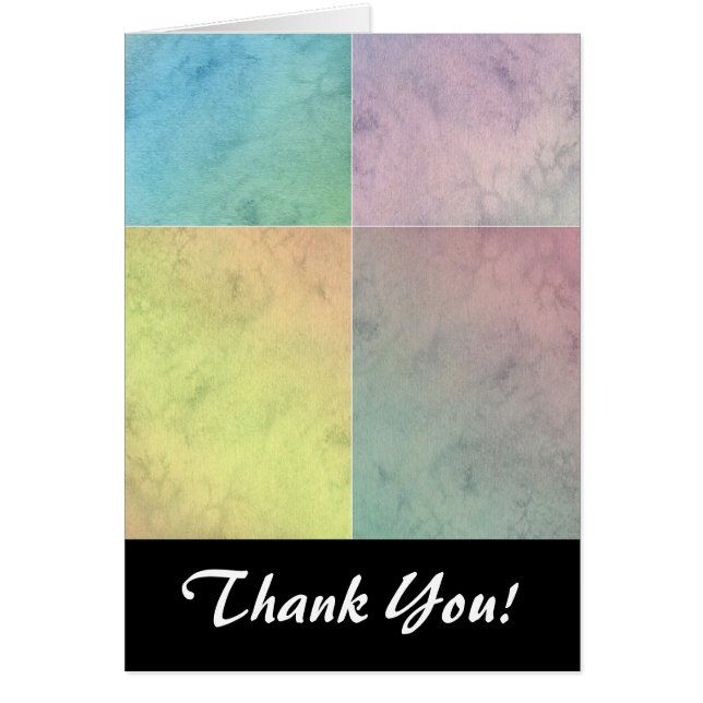 パステルジオメトリックウォーターカラーアート (正面)