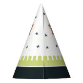 パステルジャンピングキャッスルジャンプ&子供の誕生日 パーティーハット (裏面)