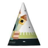 パステルジャンピングキャッスルジャンプ&子供の誕生日 パーティーハット (右)