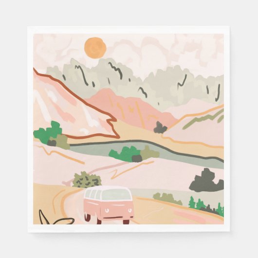 パステルジャーニー スタンダードランチョンナプキン (正面)