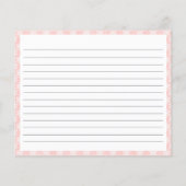 パステルジンジャーブレッドシュガーキャッスルケーキレシピカード (裏面)