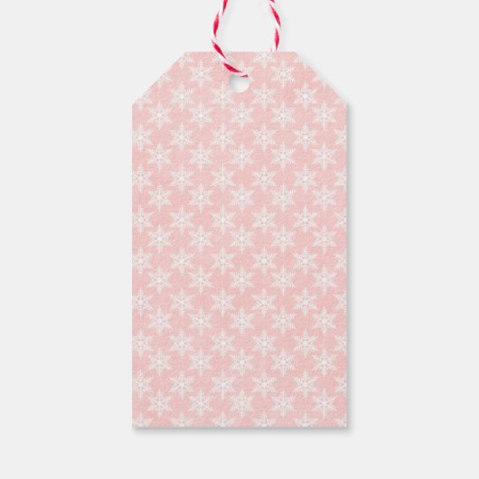 パステルジンジャーブレッドシュガーキャッスルケーキ ギフトタグ (裏面)