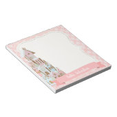 パステルジンジャーブレッドシュガーキャッスルケーキ ノートパッド (アングル)