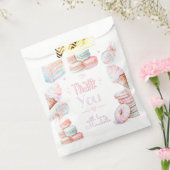パステルスイーツマカロン誕生日感謝していあなた フェイバーバッグ (封をした状態)