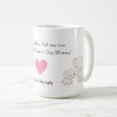 パステルスイートモーミエレファントとチャイルドマグ コーヒーマグカップ (正面右)