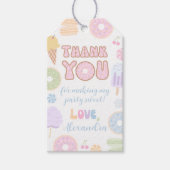 パステルスイート バースデーパーティーファヴォリタグ ギフトタグ (正面)