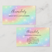 パステルスカイとレインボービジネスカード 名刺 (正面/裏面)