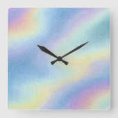 パステルスカイドリフト スクエア壁時計 (正面)