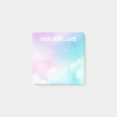 パステルスカイ雲の名モダン前 ポストイット (正面)