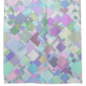 パステルスクウェアシャワーカーテン シャワーカーテン (正面)