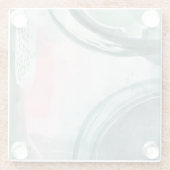 パステルスクライブ – 水彩 ガラスコースター (裏面)