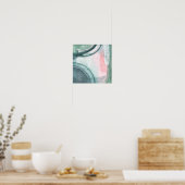 パステルスクライブ – 水彩 ポスター (キッチン)