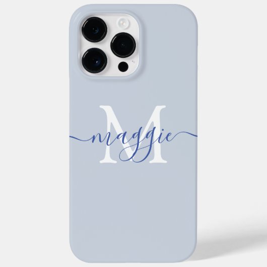 パステルスクリプトモノグラムケースメイトiPhone 14 Pro Max Case-Mate iPhoneケース (裏面)
