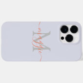 パステルスクリプトモノグラムケースメイトiPhone 14 Pro Max Case-Mate iPhoneケース (裏面 (横))