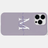 パステルスクリプトモノグラムケースメイトiPhone 14 Pro Max Case-Mate iPhoneケース (裏面 (横))