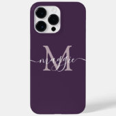 パステルスクリプトモノグラム Case-Mate iPhone 14 Pro Max iPhoneケース (裏面)
