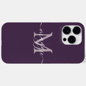パステルスクリプトモノグラム Case-Mate iPhone 14 Pro Max iPhoneケース (裏面 (横))