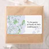 パステルスクロールと渦巻き ラベル (インサイチュ)