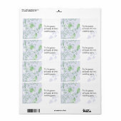 パステルスクロールと渦巻き ラベル (フルシート)