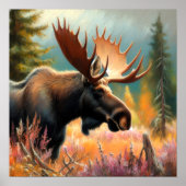 パステルスケッチオブムースイン自然 ポスター (正面)