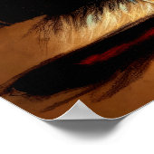 パステルスケッチクリスタルデカンターグラス ポスター (角)