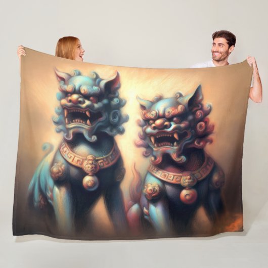 パステルスケッチシーフードッグフードッグプロテクション フリースブランケット (インサイチュ)