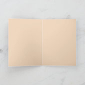 パステルスケッチハッピー柴犬グリーティングカード カード (内部)