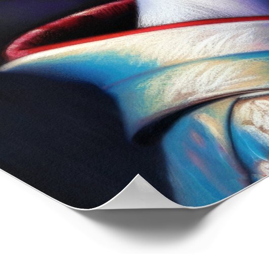 パステルスケッチビューティ日本のーウーマンファン ポスター (角)