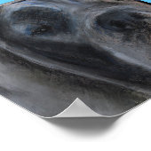 パステルスケッチブルーグレートダン ポスター (角)