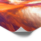 パステルスケッチラフスタイルスケッチシルレスカウボーイ ポスター (角)