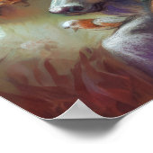 パステルスケッチ中国のマンウーマンフーズ ポスター (角)