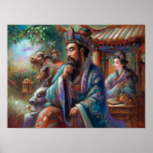 パステルスケッチ中国のマンウーマンフーズ ポスター (正面)