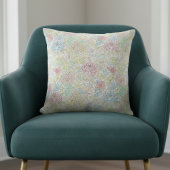 パステルスケッチ水彩花 クッション