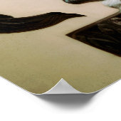 パステルスケッチ混練馬像 ポスター (角)