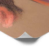 パステルスケッチ1920のフラッパーガール喫煙II ポスター (角)