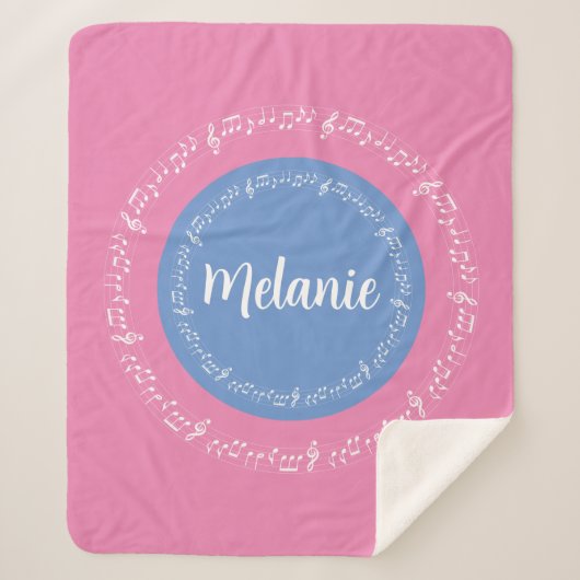 パステルスシェルパブランケットカスタマイズ名付 シェルパブランケット (正面)
