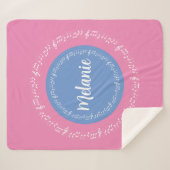 パステルスシェルパブランケットカスタマイズ名付 シェルパブランケット (正面(横))