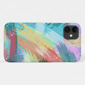 パステルスタイリッシュカラーズ抽象芸術アート Case-Mate iPhoneケース (裏面(横))