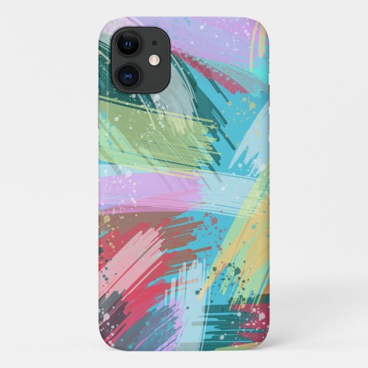 パステルスタイリッシュカラーズ抽象芸術アート Case-Mate iPhoneケース (裏面)