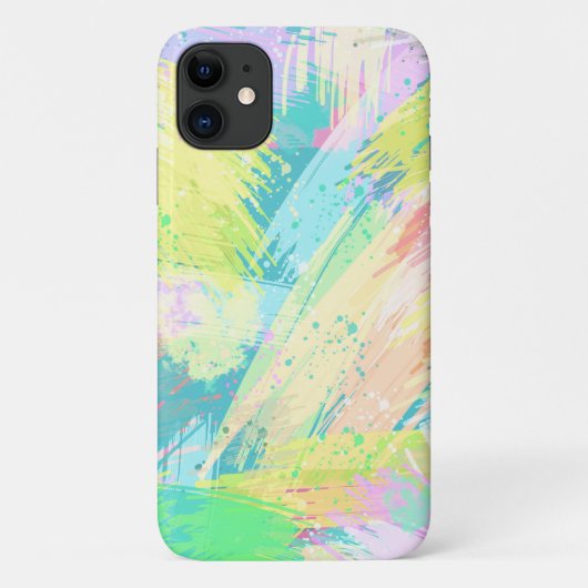 パステルスタイリッシュカラーズ抽象芸術アート Case-Mate iPhoneケース (裏面)