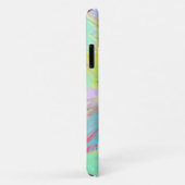 パステルスタイリッシュカラーズ抽象芸術アート Case-Mate iPhoneケース (裏面/右)